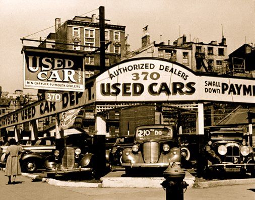 Old Car Dealership Photos